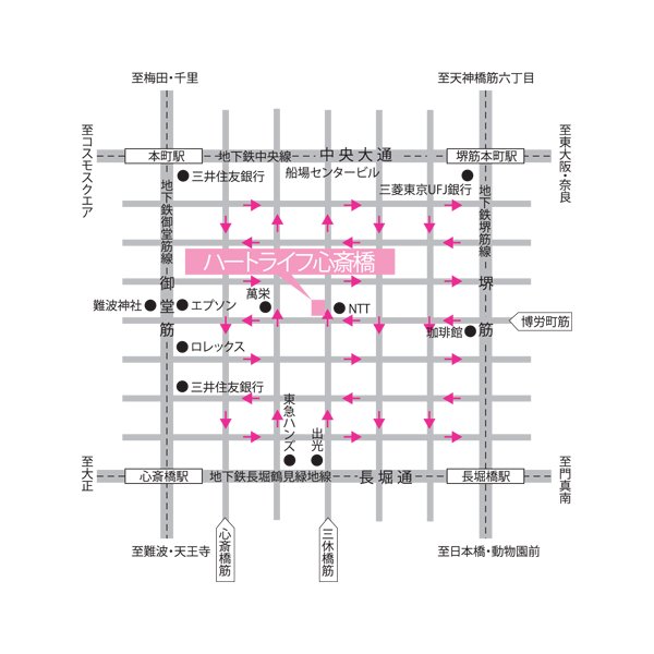 ハートライフ心斎橋 MAP